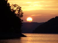 Dale Hollow Lake at Sunset